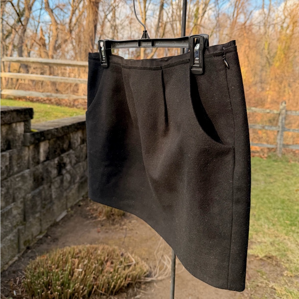 J.Crew Black Wool Mini Skirt - Picture 3 of 6